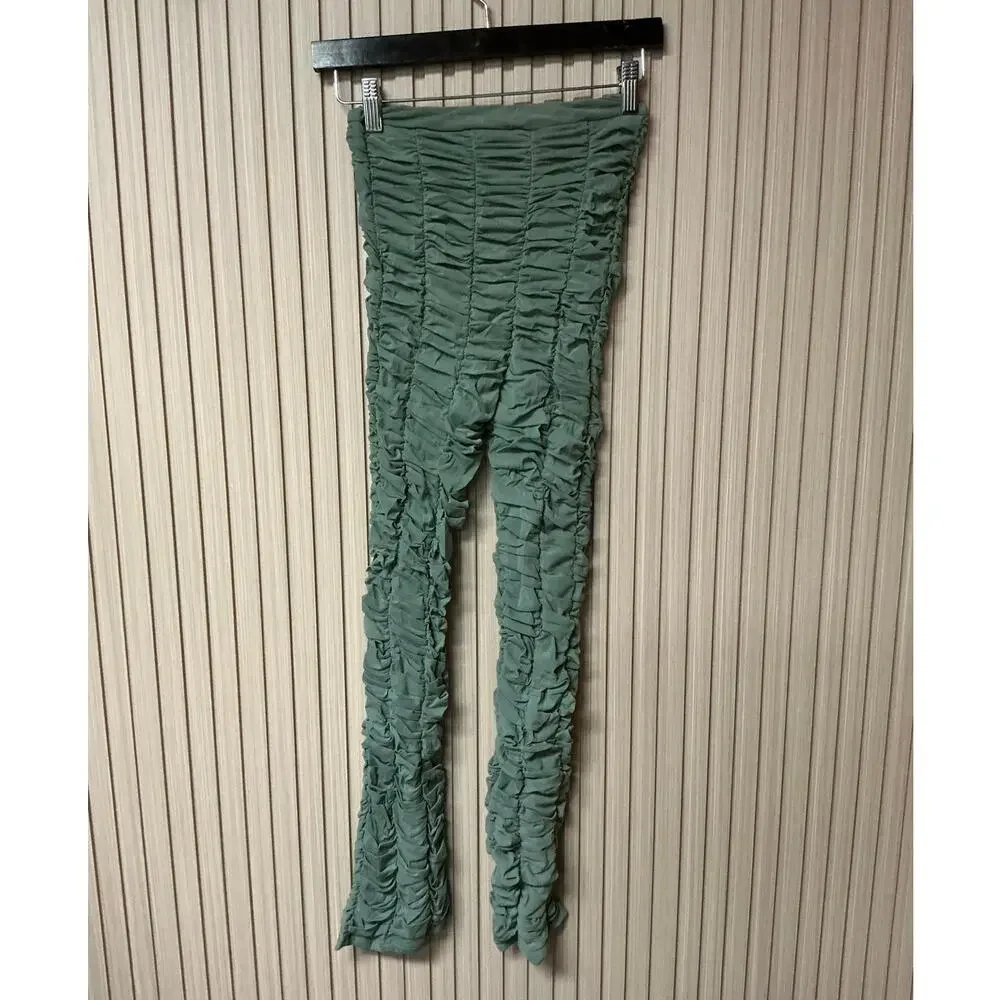 I.AM.GIA Ophelia Ruched Pants in Khaki Size S